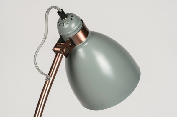 Stojací industriální modrá lampa Blue Marina Industry (LMD)