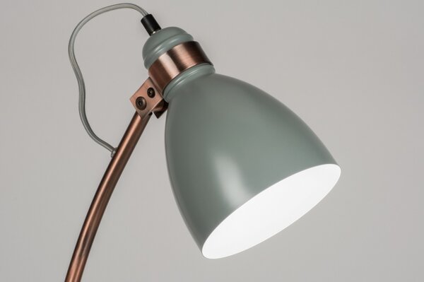 Stojací industriální modrá lampa Blue Marina Industry (LMD)