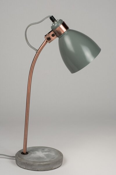 Stolní industriální modrá lampa Blue Marina Industry (LMD)
