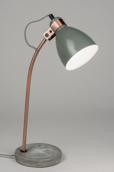 Stolní industriální modrá lampa Blue Marina Industry (LMD)