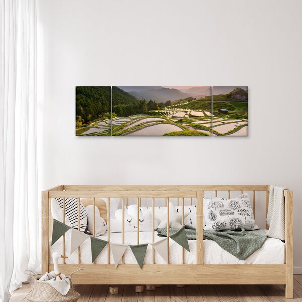 Obraz - Rýžové terasy (170x50 cm)