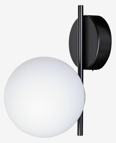LUCIS nástěnné svítidlo ALFA 8,3W LED 3000K sklo černá opál SR.L1.200.61