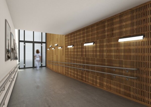LUCIS nástěnné svítidlo AULA 9,1W LED 4000K akrylátové sklo bílá AU3.L2.350.41