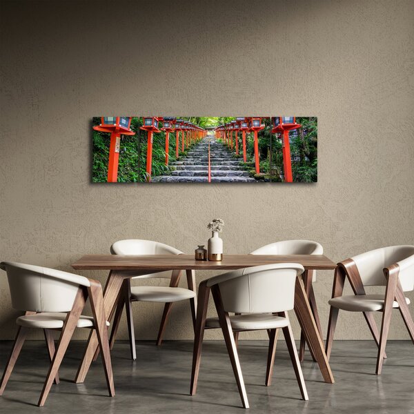 Obraz - Svatyně Kifune (170x50 cm)