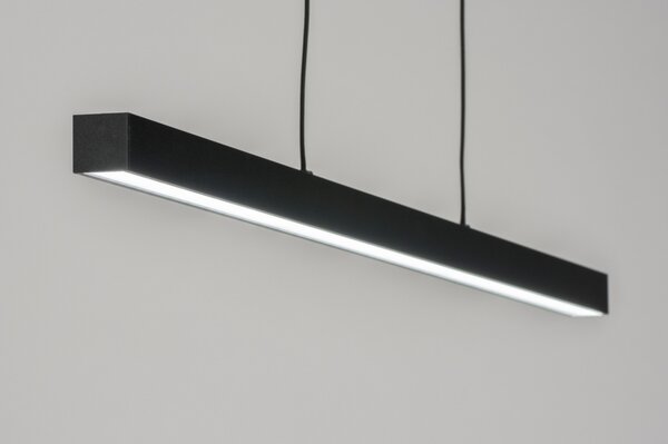 Závěsné designové černé LED svítidlo nad stůl Corciano Black (LMD)