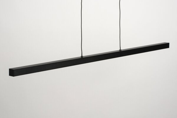 Závěsné designové černé LED svítidlo nad stůl Corciano L Black (LMD)