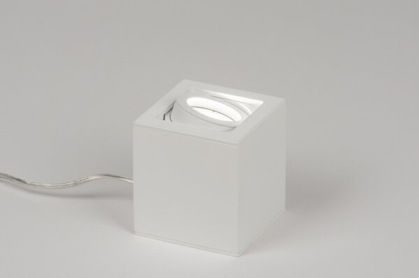 Stolní bílá LED lampa Montgomery White (LMD)