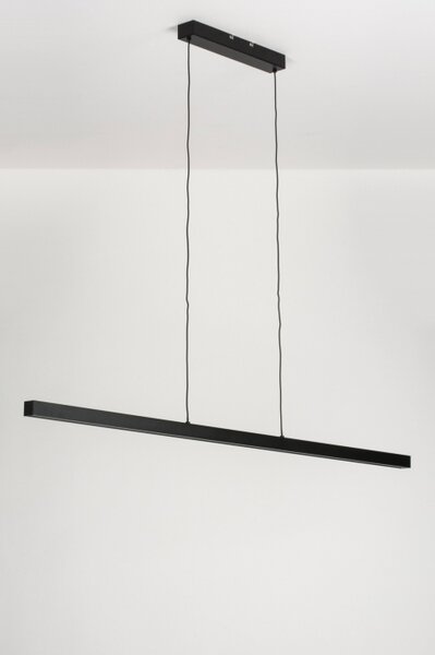 Závěsné designové černé LED svítidlo nad stůl Corciano L Black (LMD)