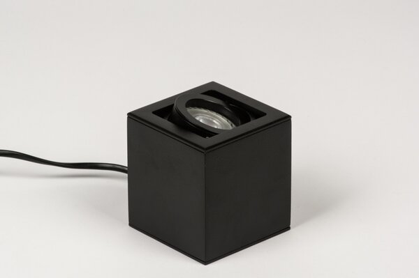 Stolní černá LED lampa Montgomery Black (LMD)