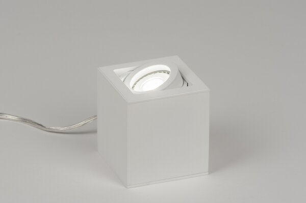 Stolní bílá LED lampa Montgomery White (LMD)
