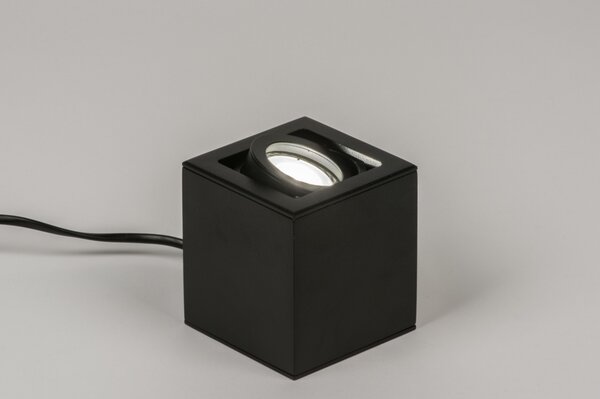 Stolní černá LED lampa Montgomery Black (LMD)