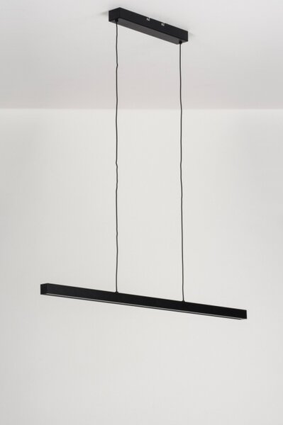 Závěsné designové černé LED svítidlo nad stůl Corciano Black (LMD)