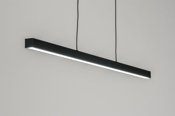 Závěsné designové černé LED svítidlo nad stůl Corciano Black (LMD)
