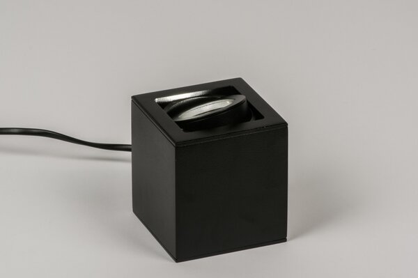 Stolní černá LED lampa Montgomery Black (LMD)