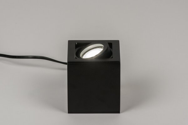 Stolní černá LED lampa Montgomery Black (LMD)