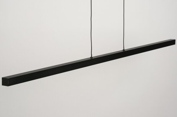 Závěsné designové černé LED svítidlo nad stůl Corciano O Black (LMD)