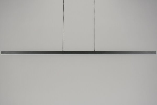 Závěsné designové černé LED svítidlo nad stůl Corciano O Black (LMD)