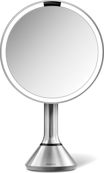 Kosmetické zrcátko Simplehuman senzor,5x,nerez