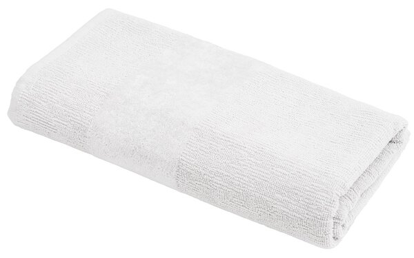 Sada ručníků CARRARA 1ks 60x100 cm a 1ks 40x55 cm 100% bavlna, bílá