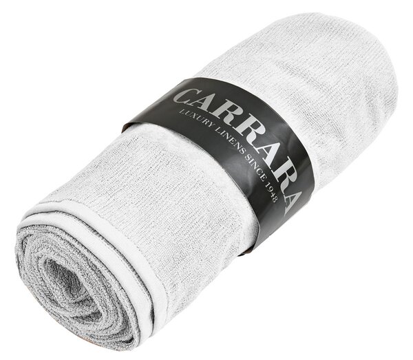 Sada ručníků CARRARA 1ks 60x100 cm a 1ks 40x55 cm 100% bavlna, bílá