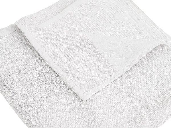 Sada ručníků CARRARA 1ks 60x100 cm a 1ks 40x55 cm 100% bavlna, bílá