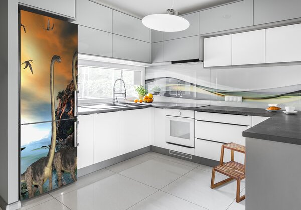 Nálepka fototapeta lednička Dinozaury FridgeStick-70x190-f-91666380