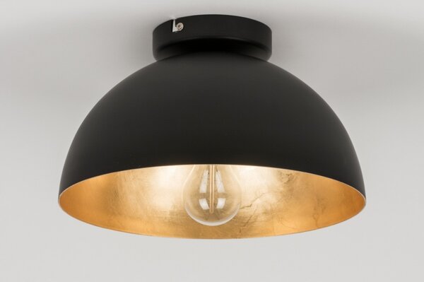 Stropní designové svítidlo Magna 30 Nero and Gold (LMD)