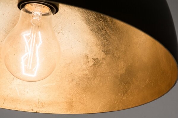 Stropní designové svítidlo Magna 30 Nero and Gold (LMD)