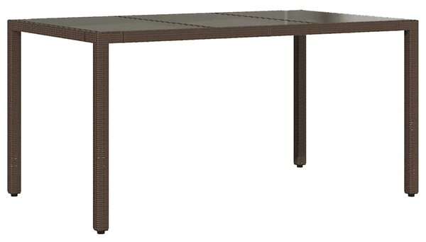 7dílný zahradní bistro set s poduškami hnědý polyratan 3277190