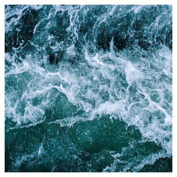 Obraz - Vlny oceánu (30x30 cm)