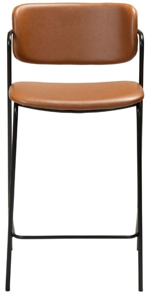 ​​​​​Dan-Form Koňakově hnědá koženková barová židle DAN-FORM Zed 67 cm