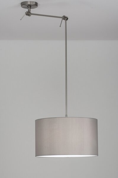 Závěsné designové šedé svítidlo nad stůl Snap Light Yersey (LMD)