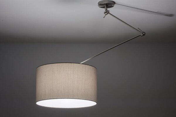 Závěsné designové šedé svítidlo nad stůl Snap Light Yersey (LMD)
