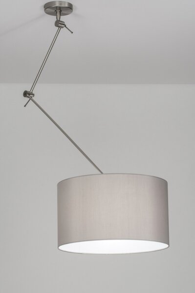 Závěsné designové šedé svítidlo nad stůl Snap Light Yersey (LMD)