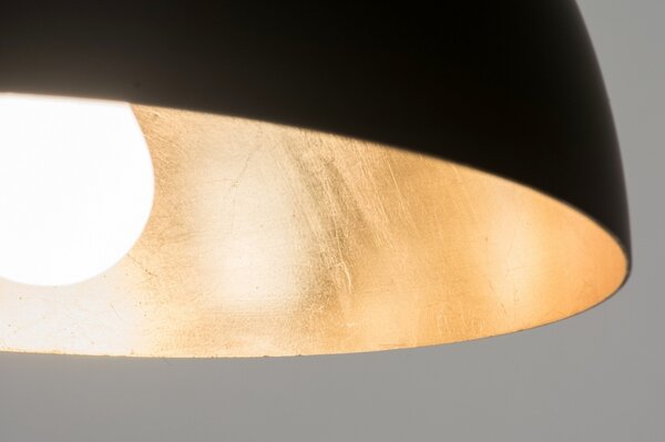Závěsné designové svítidlo nad stůl Magna 30,5 Black and Gold (LMD)