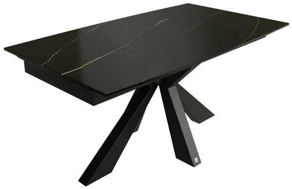 Miotto Skleněný rozkládací jídelní stůl Moena 160/200/240 x 76 cm