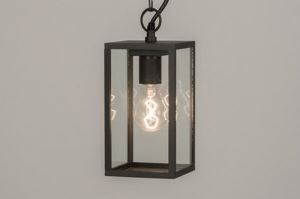 Závěsné venkovní svítidlo Lantern Nero (LMD)