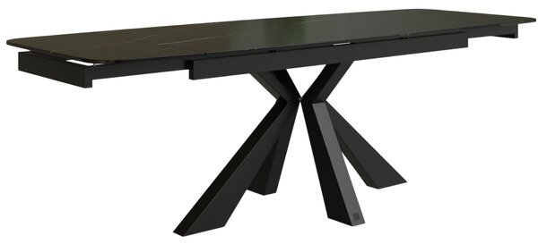 Miotto Skleněný rozkládací jídelní stůl Moena 160/200/240 x 76 cm