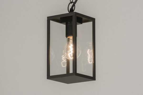 Závěsné venkovní svítidlo Lantern Nero (LMD)