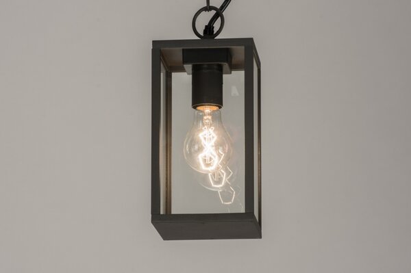 Závěsné venkovní svítidlo Lantern Nero (LMD)