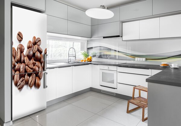 Nálepka na ledničku samolepící Zrnka kávy FridgeStick-70x190-f-91996009