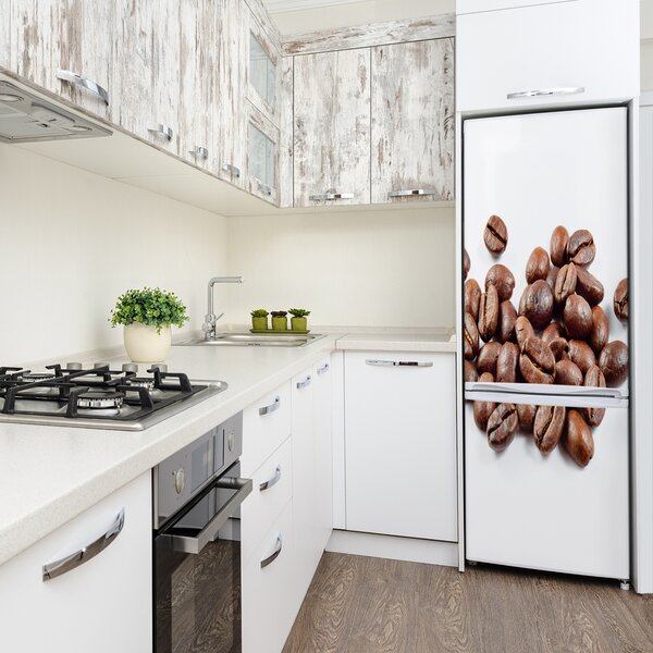 Nálepka na ledničku samolepící Zrnka kávy FridgeStick-70x190-f-91996009