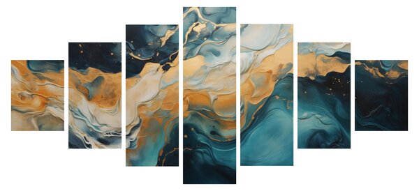 Obraz - Abstrakce (210x100 cm)
