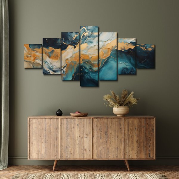 Obraz - Abstrakce (210x100 cm)