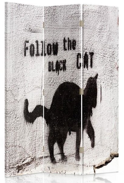 Paraván Za černou kočkou Rozměry: 110 x 170 cm, Provedení: Klasický paraván