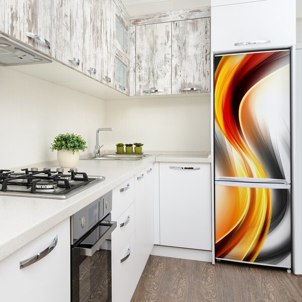 Nálepka na ledničku Abstraktní vlny FridgeStick-70x190-f-92171072