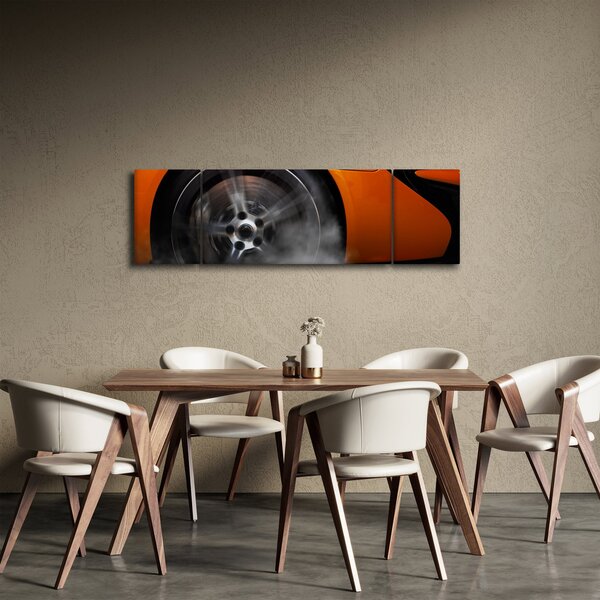 Obraz - Oranžový sporťák (170x50 cm)
