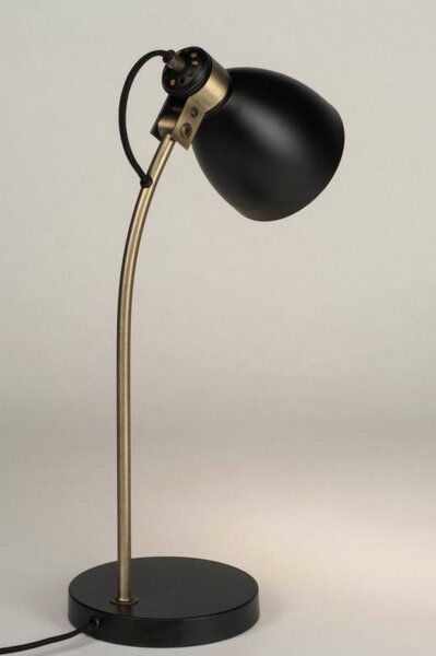 Stolní industriální černá lampa Black Marina Industry (LMD)