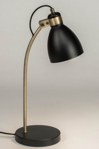 Stolní industriální černá lampa Black Marina Industry (LMD)
