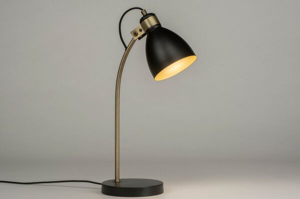 Stolní industriální černá lampa Black Marina Industry (LMD)